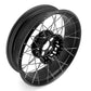 VMX 19" 17" Inch Tubeless Rims for BMW R1200GS R1200GS Adventure 2013-2020 Black Hub & Black Rim