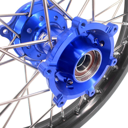 KKE 19" 16" CNC Big Kid's Wheels Rims Fit For Gas Gas MC85 2021-2024 Blue