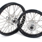 KKE 14 & 12 Small Kid's Wheels Rims Set for KTM 65 SX 2002-2024 Silver&Black