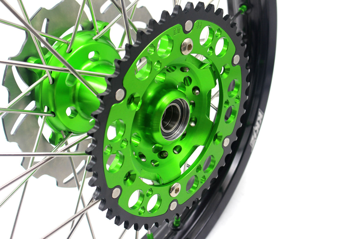 KKE 21in. 19in. Wheels For KAWASAKI KX125 KX250 1993-2002 Off Road Spoke Billet Rims