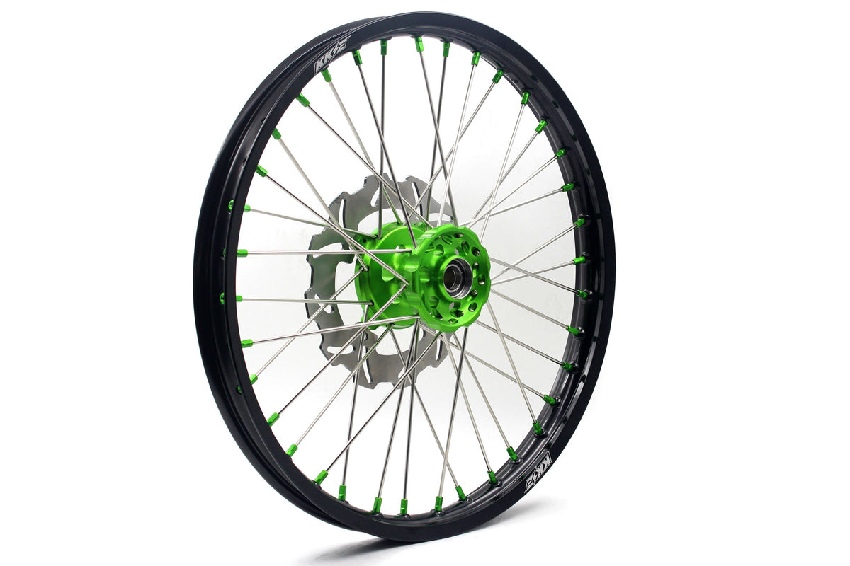 KKE 21in. 19in. Wheels For KAWASAKI KX125 KX250 1993-2002 Off Road Spoke Billet Rims