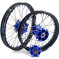 KKE 1.85*21 & 2.5*18 Motorcycle Tubed Spoke Rims Fit Yamaha Tenere 700 2019-2025 Blue