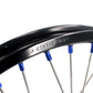 KKE 1.85*21 & 2.5*18 Motorcycle Tubed Spoke Rims Fit Yamaha Tenere 700 2019-2025 Blue