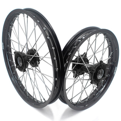 KKE 1.6"x19" & 1.85"x16" Wheels for KTM 85 SX / TC85 / MC85 — Black Hubs