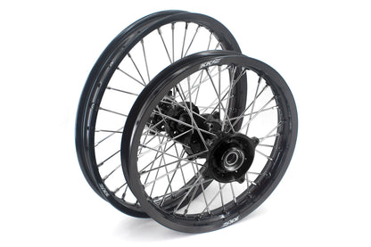 KKE Factory Size Small Kid's Wheels 17" 14" GLM Rims For KTM SX 85 2021-2024 Black Hub