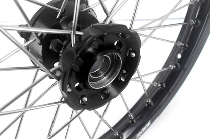 KKE Factory Size Small Kid's Wheels 17" 14" GLM Rims For KTM SX 85 2021-2024 Black Hub