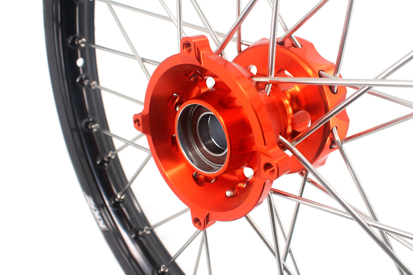 KKE 19" 16" Kid's Big Wheels GLM Rims For KTM SX 85 2021 2022 2023 2024 Orange Hub