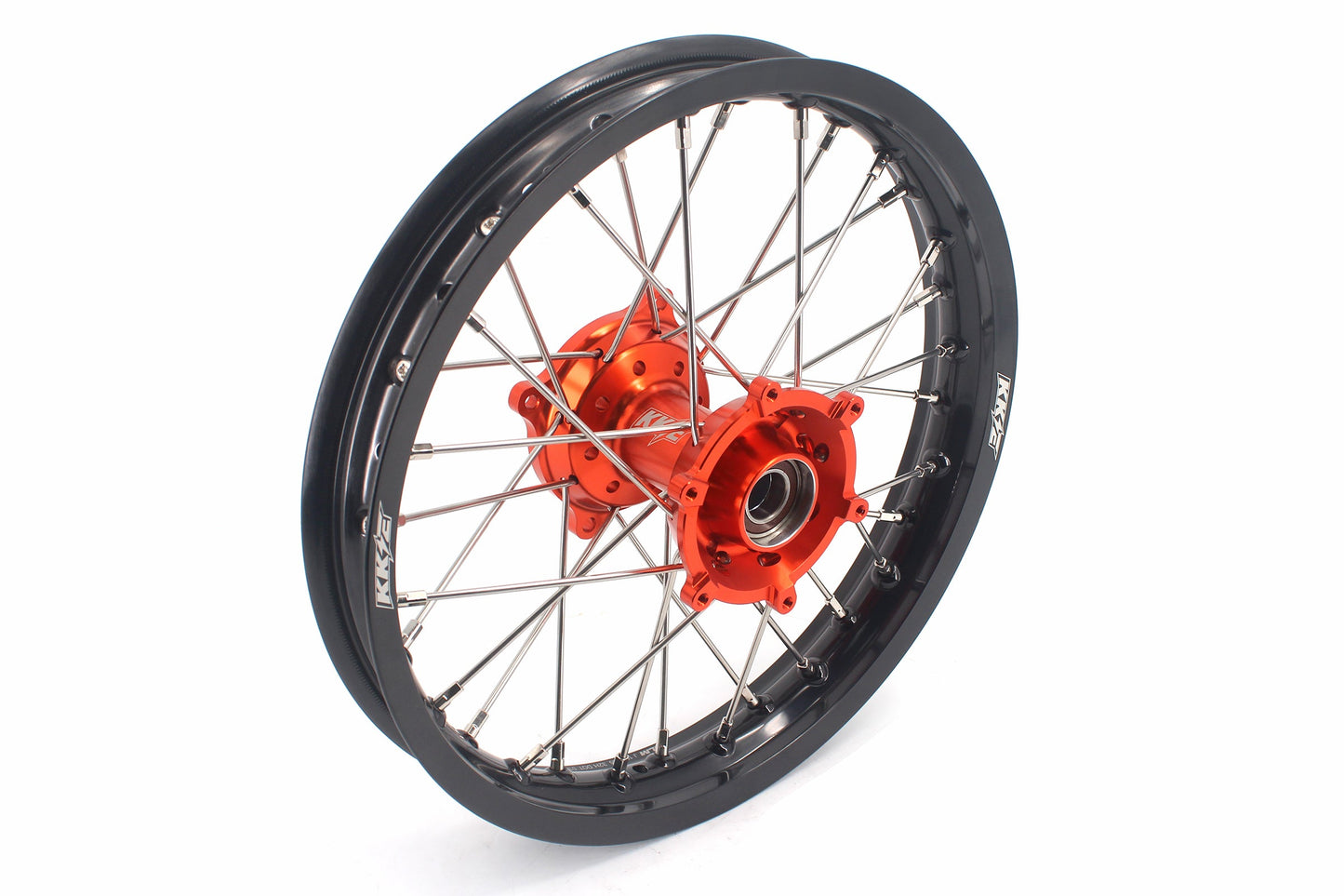 KKE 19" 16" Kid's Big Wheels GLM Rims For KTM SX 85 2021 2022 2023 2024 Orange Hub
