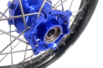 KKE 21/18 Enduro CUSH Drive Spoke Wheels For KTM EXC EXC-F EXC-W 125-530CC 2003-2024 Blue Hub