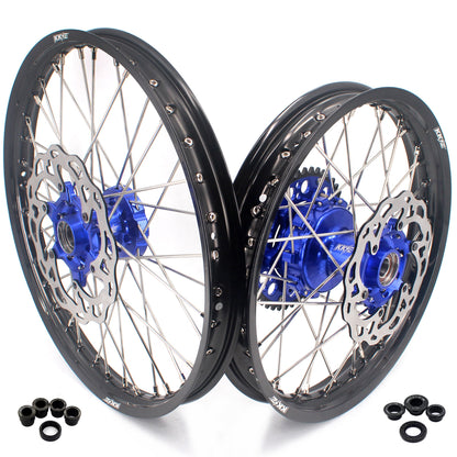 KKE 21/18 Enduro CUSH Drive Spoke Wheels For KTM EXC EXC-F EXC-W 125-530CC 2003-2024 Blue Hub