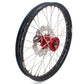 KKE 21/18 21/19 CNC MX Wheels Set For Honda XR400R 1996-2004 XR600R 1991-2000 Red&Black