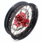 KKE 3.5 & 4.25 Cush Drive Supermoto Rims for HONDA CRF250R/450R 2002-2012 Red&Black With Disc&Sprocket