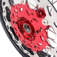 KKE 3.5 & 4.25 Cush Drive Supermoto Rims for HONDA CRF250R/450R 2002-2012 Red&Black With Disc&Sprocket