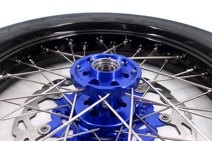 KKE 17inch For YAMAHA WR250F 2020-2026 WR450F 2019-2026 Supermoto Wheels CST Tires Rims
