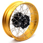 VMX 3.0*19 & 4.25*17 Tubeless Wheels Rims Fit for BMW F700GS 2012 - 2018 Gold Rims Black Hubs