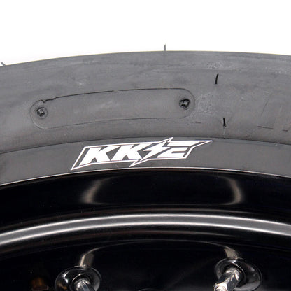 KKE 3.5/4.25*17inch Supermoto Spoked Wheels CST Tires For SUZUKI DRZ400 DRZ400E DRZ400S