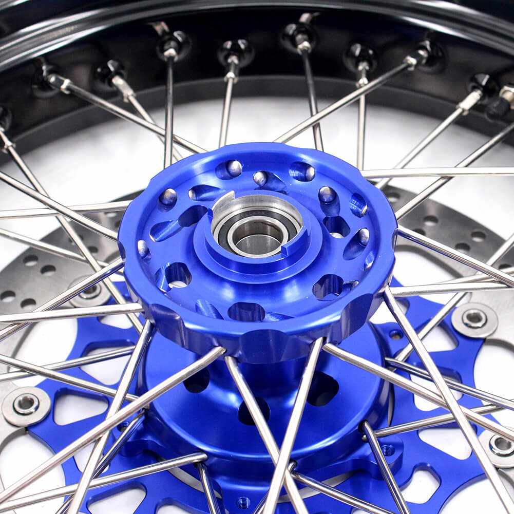 KKE 3.5/4.25*17inch Supermoto Spoked Wheels CST Tires For SUZUKI DRZ400 DRZ400E DRZ400S