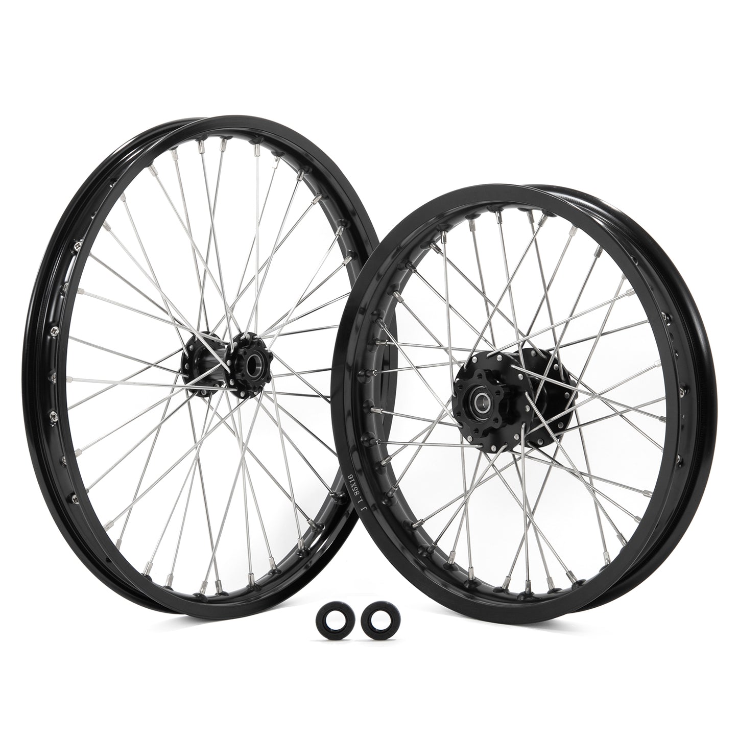 'Generic' Wheelset for E-Moto - 19"x1.4" (Front) + 16"x1.85 (Rear) Rim