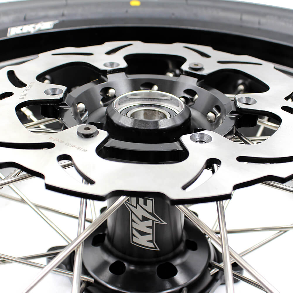 KKE 3.5/4.25*17in. Supmermoto Wheels Set For SUZUKI DRZ400SM 2005-2024 CST Tires