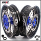 KKE 17 Inch Cush Drive Supermoto Wheels Fit Yamaha WR250F 2001-2018 WR450F 2003-2018 Blue