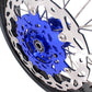 KKE 17 Inch Cush Drive Supermoto Wheels Fit Yamaha WR250F 2001-2018 WR450F 2003-2018 Blue