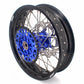 KKE 17 Inch Cush Drive Supermoto Wheels Fit Yamaha WR250F 2001-2018 WR450F 2003-2018 Blue