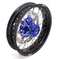 KKE 17 Inch Cush Drive Supermoto Wheels Fit Yamaha WR250F 2001-2018 WR450F 2003-2018 Blue