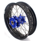 KKE 17 Inch Cush Drive Supermoto Wheels Fit Yamaha WR250F 2001-2018 WR450F 2003-2018 Blue
