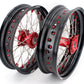 KKE 3.5 & 4.25 Supermoto Wheels Fit Husqvarna TE TC FE FC SMR 2000-2013 Red