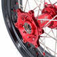 KKE 3.5 & 4.25 Supermoto Wheels Fit Husqvarna TE TC FE FC SMR 2000-2013 Red