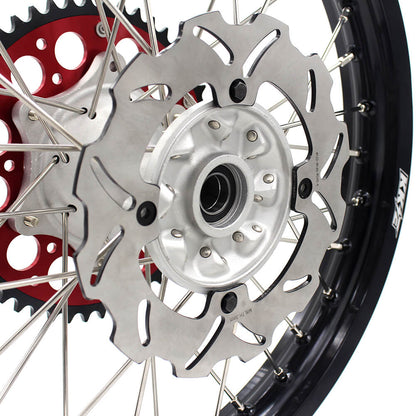KKE 21" 19" MX Casting Alloy Wheels For HONDA CRF250R CRF450R CR125R CR250R 2002-2013 Silver&Black