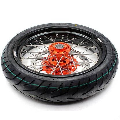 KKE 3.5/4.25*17Inch Supermoto Tires Wheels Fit KTM SX SX-F XC XC-F EXC EXC-W EXC-F 125-530CC 2003-2025