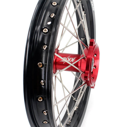 KKE 17/14 Kid's Wheels Rims for HONDA CRF150R CRF150RB 2007-2025 Mini Bike Red