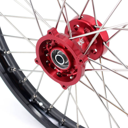 KKE 17/14 Kid's Wheels Rims for HONDA CRF150R CRF150RB 2007-2025 Mini Bike Red