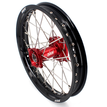 KKE 17/14 Kid's Wheels Rims for HONDA CRF150R CRF150RB 2007-2025 Mini Bike Red
