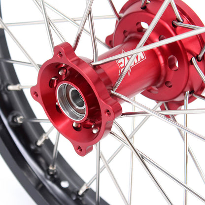 KKE 17/14 Kid's Wheels Rims for HONDA CRF150R CRF150RB 2007-2025 Mini Bike Red