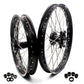 KKE Enduro 1.6*21" & 2.15*18" CNC Hub Electric Dirtbike Alloy Wheels Rims Fit STARK VARG Black Hub
