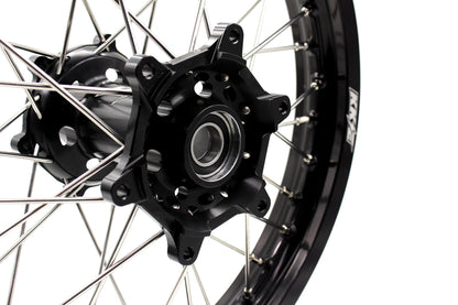 KKE Enduro 1.6*21" & 2.15*18" CNC Hub Electric Dirtbike Alloy Wheels Rims Fit STARK VARG Black Hub
