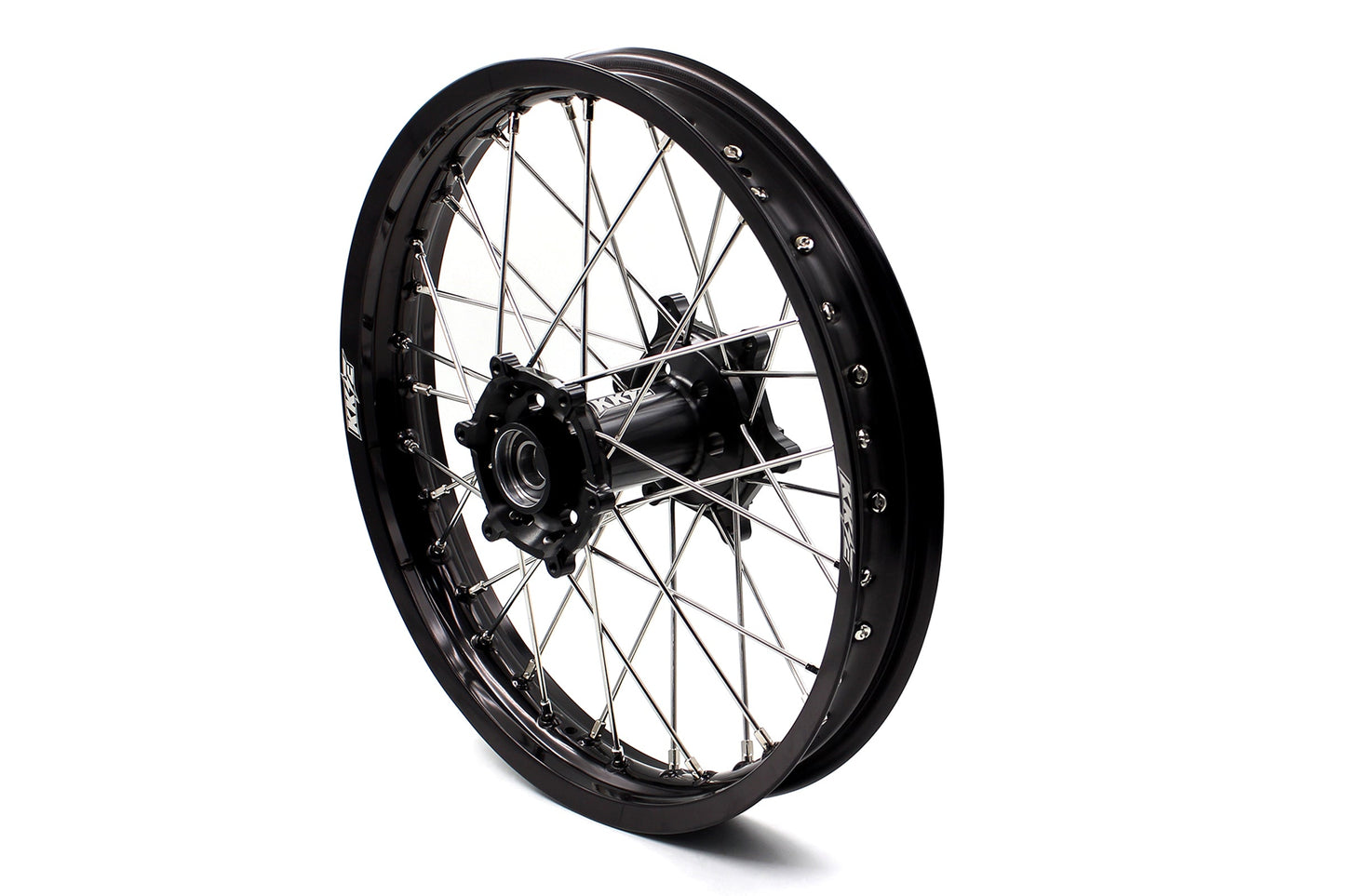 KKE Enduro 1.6*21" & 2.15*18" CNC Hub Electric Dirtbike Alloy Wheels Rims Fit STARK VARG Black Hub