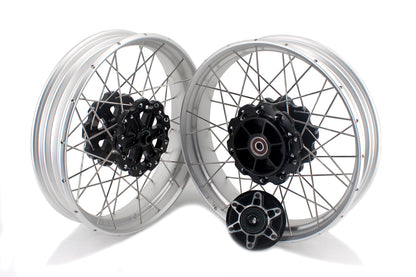 VMX 17 Inch Spoked Aluminum Tubeless Wheels Rims For Husqvarna Svartpilen 401 2020-2021