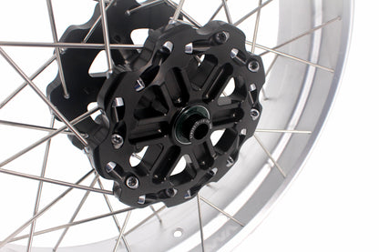 VMX 17 Inch Spoked Aluminum Tubeless Wheels Rims For Husqvarna Svartpilen 401 2020-2021
