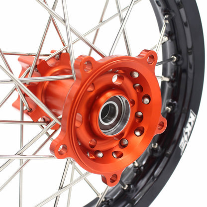 KKE 14"*1.4/12"*1.6 Kid's Small Wheels Rims Set Fit KTM SX 65 2002-2024