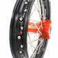 KKE 14 & 12 Spoked Kids Rims for KTM 50 SX 2014-2023 Gas Gas MC 50 2021-2023 Orange