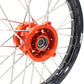 KKE 14 & 12 Spoked Kids Rims for KTM 50 SX 2014-2023 Gas Gas MC 50 2021-2023 Orange