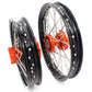 KKE 14 & 12 Spoked Kids Rims for KTM 50 SX 2014-2023 Gas Gas MC 50 2021-2023 Orange