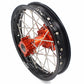 KKE 14 & 12 Spoked Kids Rims for KTM 50 SX 2014-2023 Gas Gas MC 50 2021-2023 Orange