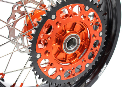 KKE 17Inch CUSH Drive Supermoto Wheels Rims For KTM690 SMC 2007-2011 320MM Disc