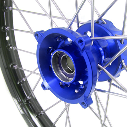 KKE 19/16 Factory Size Kids Big Wheels Rims Fit KTM SX 85 2025-2026 Husqvarna TC 85 Blue