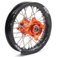 KKE 12/10 Small Kid's Wheels For KTM SX50 GAS GAS MC50 Mini Dirtbikes Orange Hub
