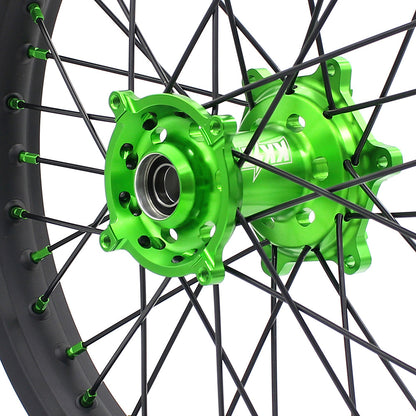 KKE 21" 19" Dirtbike Wheels Rims For KAWASAKI KX250F KX450F 2015 2016 2017 2018